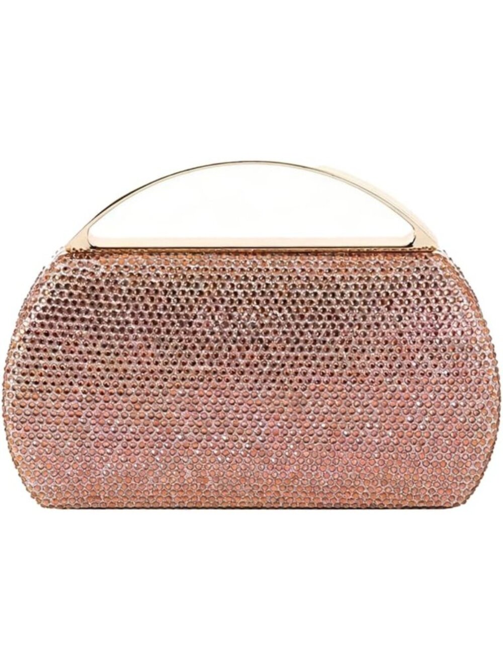 Sparkly Crystal Clutch Purse - Rhinestone Beaded Evening Handbag for Weddings